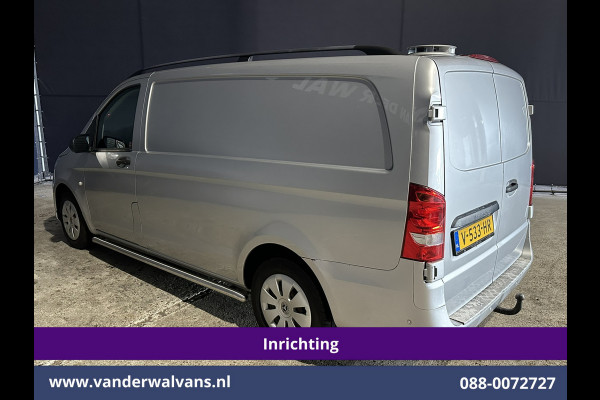 Mercedes-Benz Vito 111 CDI L2H1 inrichting Euro6 Airco | Camera | Navigatie | Cruisecontrol | Trekhaak Parkeersensoren, Sidebars, Bijrijdersbank