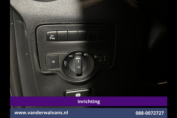 Mercedes-Benz Vito 111 CDI L2H1 inrichting Euro6 Airco | Camera | Navigatie | Cruisecontrol | Trekhaak Parkeersensoren, Sidebars, Bijrijdersbank