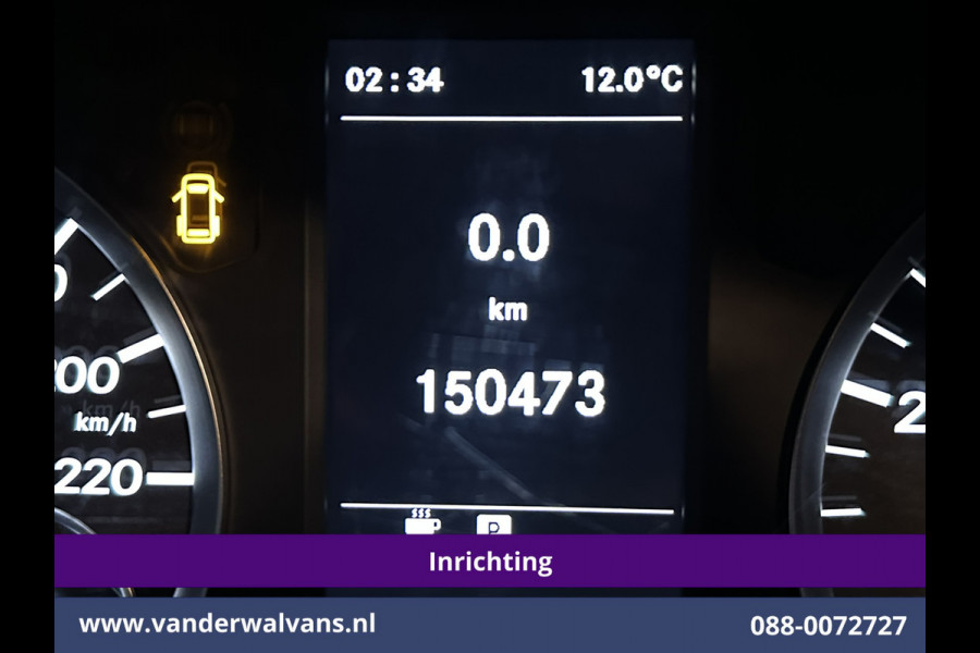 Mercedes-Benz Vito 111 CDI L2H1 inrichting Euro6 Airco | Camera | Navigatie | Cruisecontrol | Trekhaak Parkeersensoren, Sidebars, Bijrijdersbank