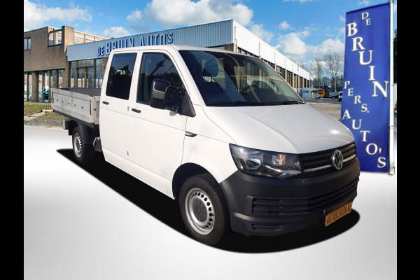 Volkswagen Transporter 2.0 TDI 150 Pk L2 Dubbel Cabine 6-Persoon Airco Cruise control Trekhaak 2500 Kg Volkswagen Transporter 2.0 TDI 150 Pk L2 Dubbel Cabine 6-Persoon Airco Cruise control Trekhaak 2500 Kg