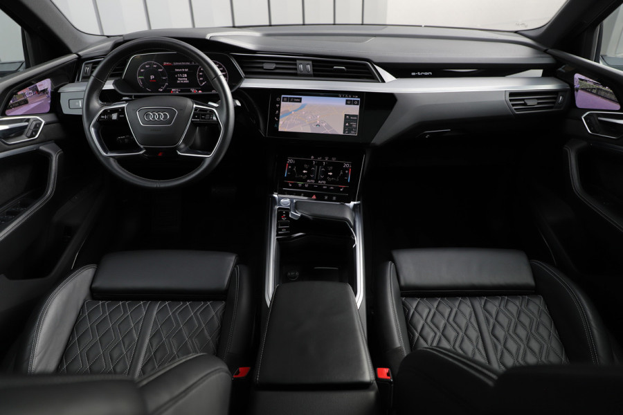 Audi e-tron Sportback 55 S quattro 95 kWh | 408PK | Luchtvering | Head-up | Keyles-go | Sfeerverlichting | B&O | Matrix-led | S-Stoelen | Leder | 2020