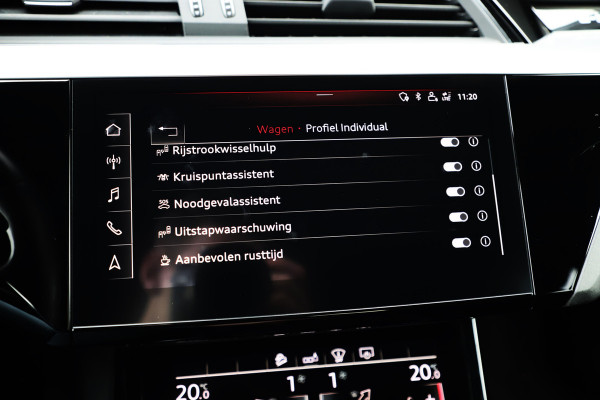 Audi e-tron Sportback 55 S quattro 95 kWh | 408PK | Luchtvering | Head-up | Keyles-go | Sfeerverlichting | B&O | Matrix-led | S-Stoelen | Leder | 2020
