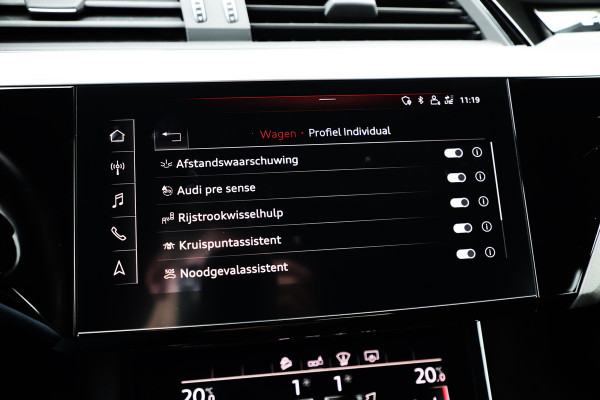 Audi e-tron Sportback 55 S quattro 95 kWh | 408PK | Luchtvering | Head-up | Keyles-go | Sfeerverlichting | B&O | Matrix-led | S-Stoelen | Leder | 2020