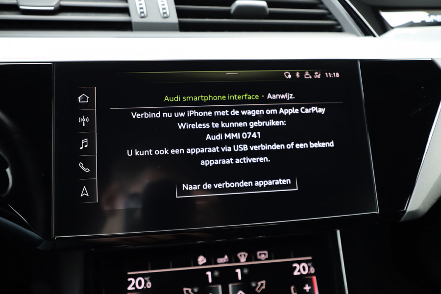 Audi e-tron Sportback 55 S quattro 95 kWh | 408PK | Luchtvering | Head-up | Keyles-go | Sfeerverlichting | B&O | Matrix-led | S-Stoelen | Leder | 2020