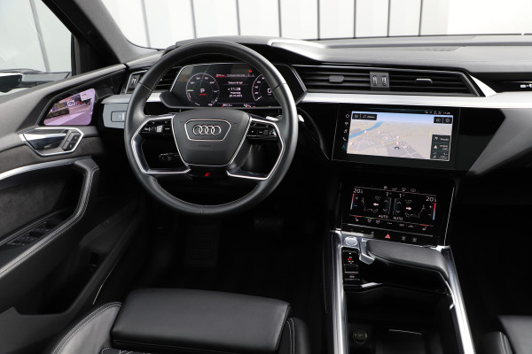 Audi e-tron Sportback 55 S quattro 95 kWh | 408PK | Luchtvering | Head-up | Keyles-go | Sfeerverlichting | B&O | Matrix-led | S-Stoelen | Leder | 2020