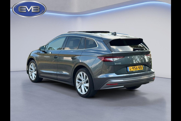 Škoda ENYAQ iV 80, panoramadak, achteruitrijcamera, stoel-stuurverwarming, 1/2 leder, vele opties,, eerste eigenaar