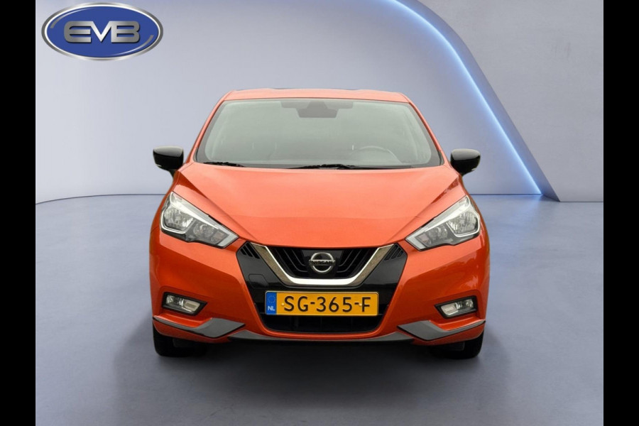 Nissan Micra 0.9 IG-T Tekna, achteruitrijcamera, climaat control, navigatie, 17 inch, vele opties Nissan Micra 0.9 IG-T Tekna, achteruitrijcamera, climaat control, navigatie, 17 inch, vele opties