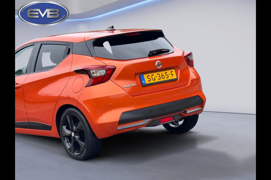 Nissan Micra 0.9 IG-T Tekna, achteruitrijcamera, climaat control, navigatie, 17 inch, vele opties Nissan Micra 0.9 IG-T Tekna, achteruitrijcamera, climaat control, navigatie, 17 inch, vele opties