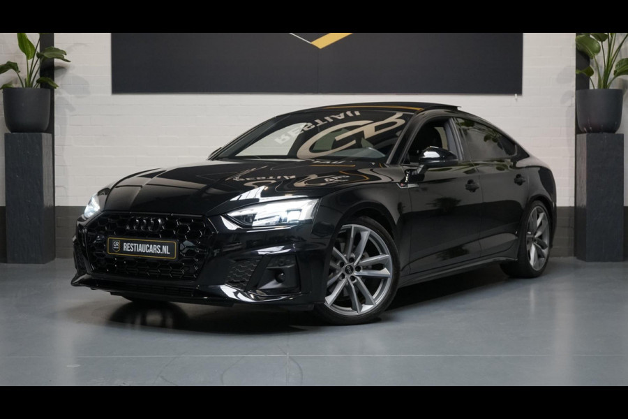 Audi A5 Sportback 35 TFSI 3x S-Line Black Optik AUTOMAAT-ACC-ALCANTARA-AUDI SOUND-CAMERA-KEYLESS-MATRIX-PANORAMA-