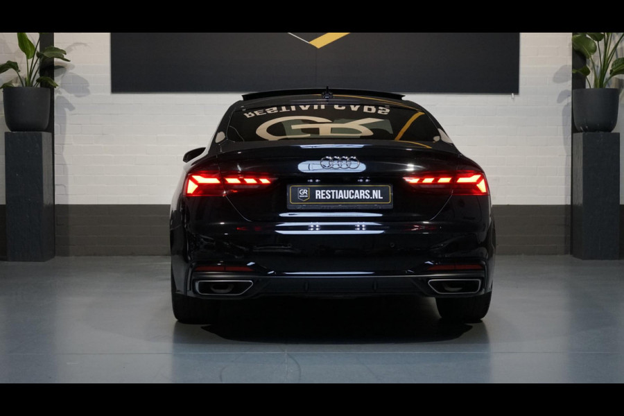Audi A5 Sportback 35 TFSI 3x S-Line Black Optik AUTOMAAT-ACC-ALCANTARA-AUDI SOUND-CAMERA-KEYLESS-MATRIX-PANORAMA-