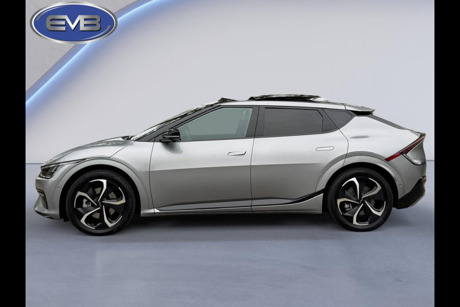 Kia Ev6 GT-Line 325 pk AWD 77.4 kWh, matgrijs, panoramadak , 20 inch, camera, vele opties, Nederlandse auto met nationale auto pas