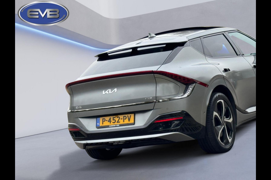 Kia Ev6 GT-Line 325 pk AWD 77.4 kWh, matgrijs, panoramadak , 20 inch, camera, vele opties, Nederlandse auto met nationale auto pas
