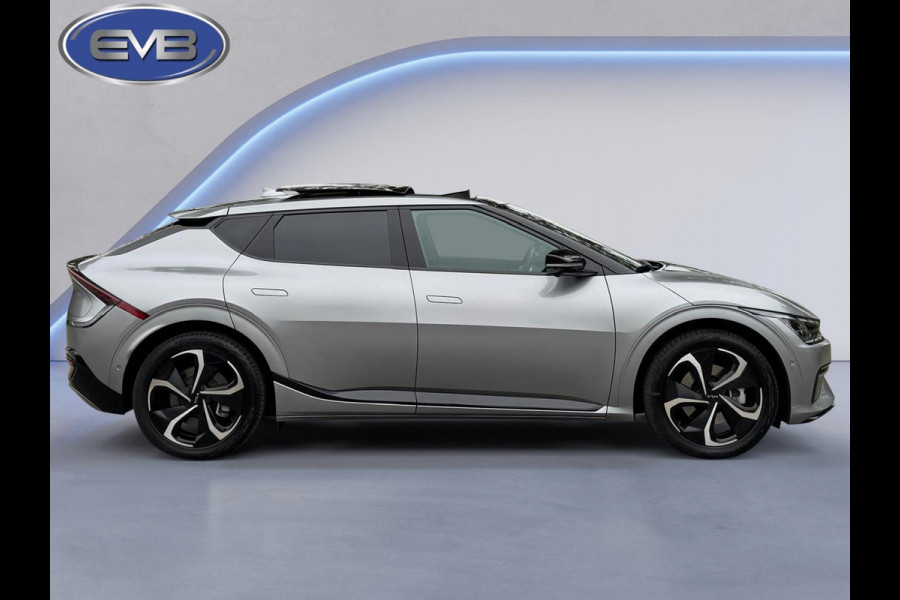 Kia Ev6 GT-Line 325 pk AWD 77.4 kWh, matgrijs, panoramadak , 20 inch, camera, vele opties, Nederlandse auto met nationale auto pas