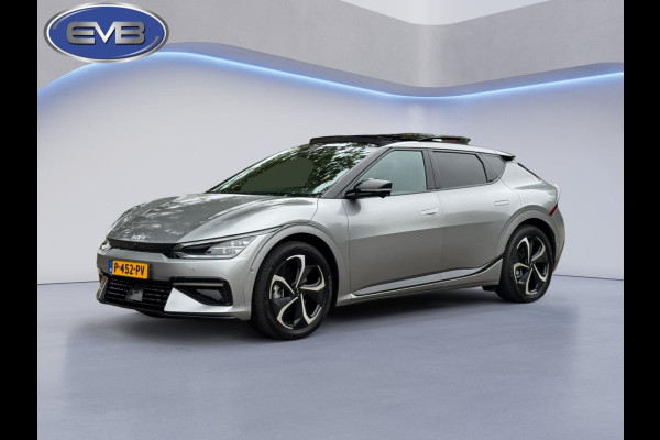 Kia Ev6 GT-Line 325 pk AWD 77.4 kWh, matgrijs, panoramadak , 20 inch, camera, vele opties, Nederlandse auto met nationale auto pas