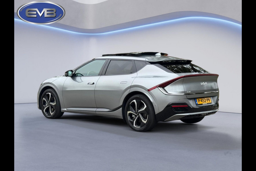 Kia Ev6 GT-Line 325 pk AWD 77.4 kWh, matgrijs, panoramadak , 20 inch, camera, vele opties, Nederlandse auto met nationale auto pas