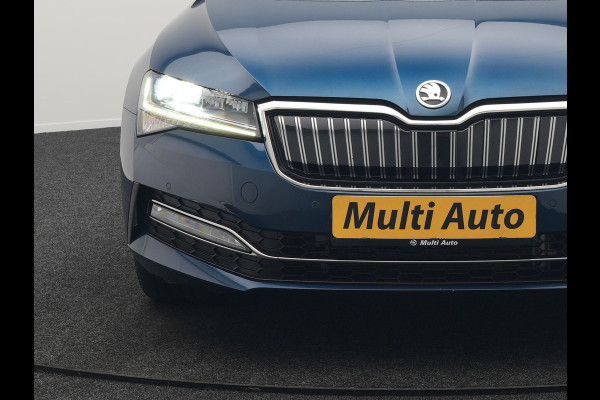Škoda Superb Combi 1.4 TSI iV Ambition Plug In Hybrid 218pk Dealer O.H PHEV | Adaptive Cruise | Camera | Stoelen & Stuur Verwarmd | Canton Audio | Apple Carplay | Blis | Keyless | Navigatie | Virtual | DAB |
