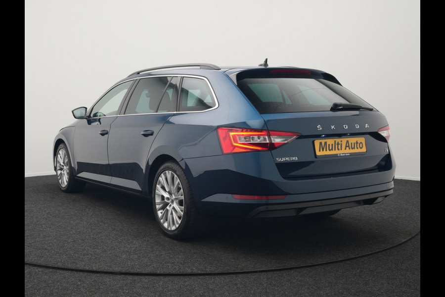 Škoda Superb Combi 1.4 TSI iV Ambition Plug In Hybrid 218pk Dealer O.H PHEV | Adaptive Cruise | Camera | Stoelen & Stuur Verwarmd | Canton Audio | Apple Carplay | Blis | Keyless | Navigatie | Virtual | DAB |