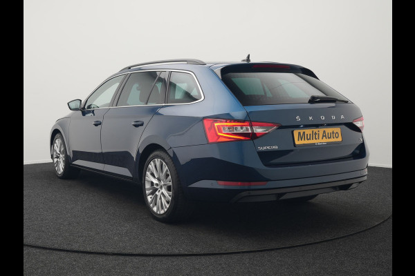 Škoda Superb Combi 1.4 TSI iV Ambition Plug In Hybrid 218pk Dealer O.H PHEV | Adaptive Cruise | Camera | Stoelen & Stuur Verwarmd | Canton Audio | Apple Carplay | Blis | Keyless | Navigatie | Virtual | DAB |