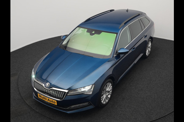Škoda Superb Combi 1.4 TSI iV Ambition Plug In Hybrid 218pk Dealer O.H PHEV | Adaptive Cruise | Camera | Stoelen & Stuur Verwarmd | Canton Audio | Apple Carplay | Blis | Keyless | Navigatie | Virtual | DAB |