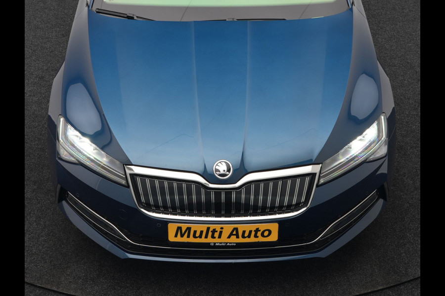 Škoda Superb Combi 1.4 TSI iV Ambition Plug In Hybrid 218pk Dealer O.H PHEV | Adaptive Cruise | Camera | Stoelen & Stuur Verwarmd | Canton Audio | Apple Carplay | Blis | Keyless | Navigatie | Virtual | DAB |