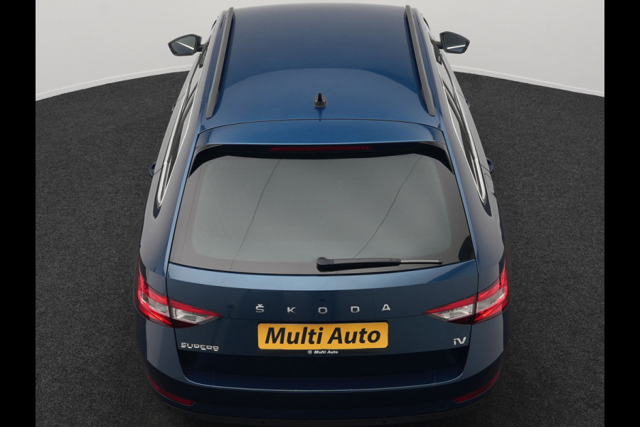 Škoda Superb Combi 1.4 TSI iV Ambition Plug In Hybrid 218pk Dealer O.H PHEV | Adaptive Cruise | Camera | Stoelen & Stuur Verwarmd | Canton Audio | Apple Carplay | Blis | Keyless | Navigatie | Virtual | DAB |