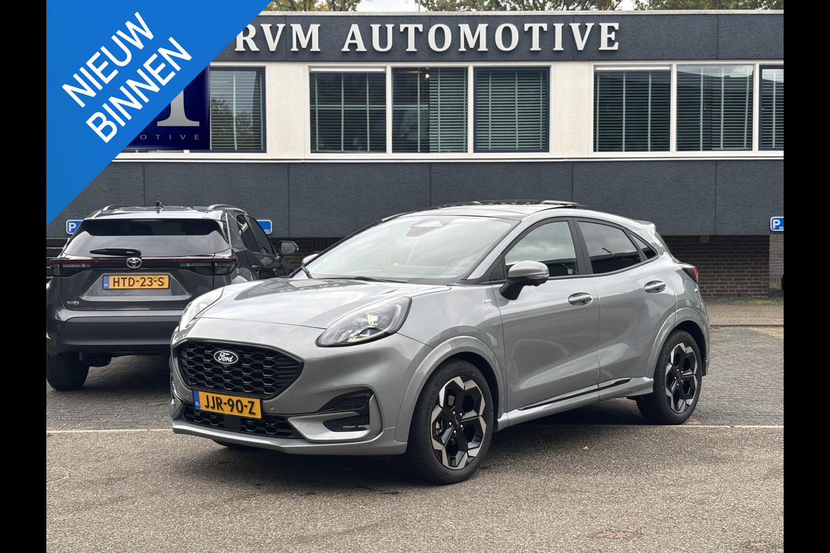 Ford Puma ST-line X 155PK BOMVOL!!| WINTERPACK VERW. VOORRUIT | ELEK. PANORAMDAK| B&O | ELEK. ACHTERKLEP| 360 CAM| STOEL + STUUR VERW. | Ford Puma ST-line X 155PK BOMVOL!!| WINTERPACK VERW. VOORRUIT | ELEK. PANORAMDAK| B&O | ELEK. ACHTERKLEP| 360 CAM| STOEL + STUUR VERW. |
