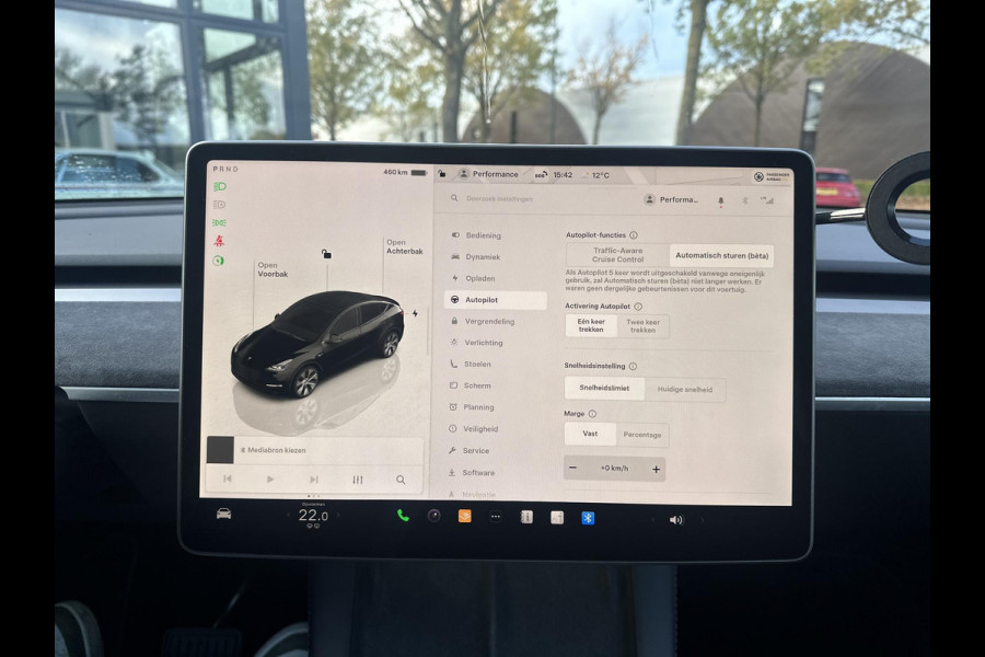 Tesla Model Y Long Range AWD 75 kWh AUTOPILOT| ACHTERBANK VERWARMD| STOEL+ STUUR VERW. | TESLA GARANTIE AANDRIJFLIJN EN ACCU T/M 07-2031/192.000KM