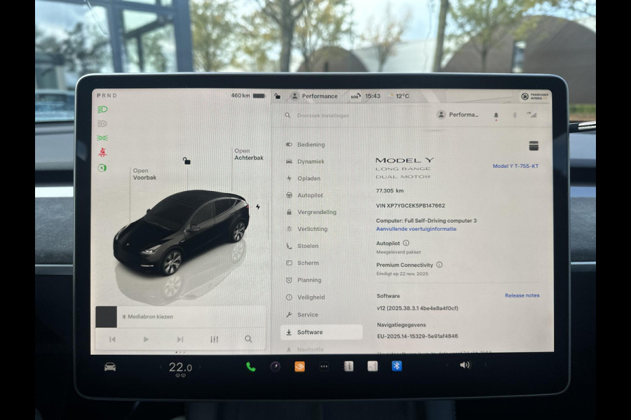 Tesla Model Y Long Range AWD 75 kWh AUTOPILOT| ACHTERBANK VERWARMD| STOEL+ STUUR VERW. | TESLA GARANTIE AANDRIJFLIJN EN ACCU T/M 07-2031/192.000KM