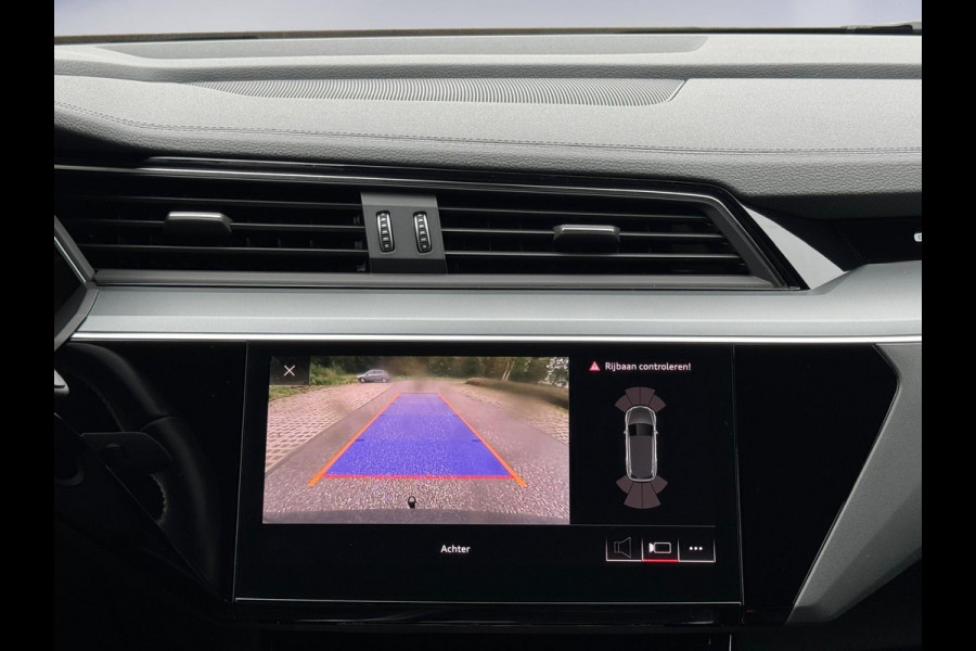 Audi e-tron E-tron 55 quattro 408 pk advanced Pro S Line Plus 95 kWh, SOH 94,6 %, camera , trekhaak,lederen sportinterieur