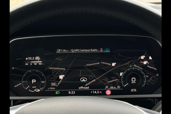 Audi e-tron E-tron 55 quattro 408 pk advanced Pro S Line Plus 95 kWh, SOH 94,6 %, camera , trekhaak,lederen sportinterieur