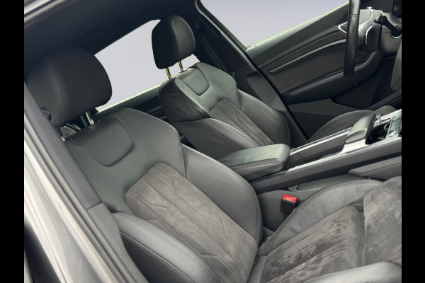 Audi e-tron E-tron 55 quattro 408 pk advanced Pro S Line Plus 95 kWh, SOH 94,6 %, camera , trekhaak,lederen sportinterieur
