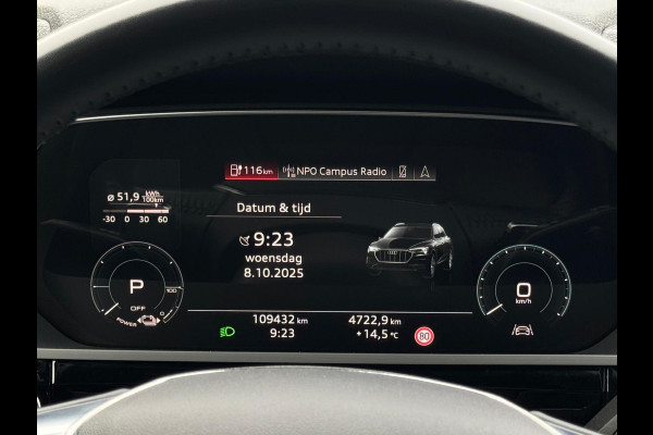Audi e-tron E-tron 55 quattro 408 pk advanced Pro S Line Plus 95 kWh, SOH 94,6 %, camera , trekhaak,lederen sportinterieur