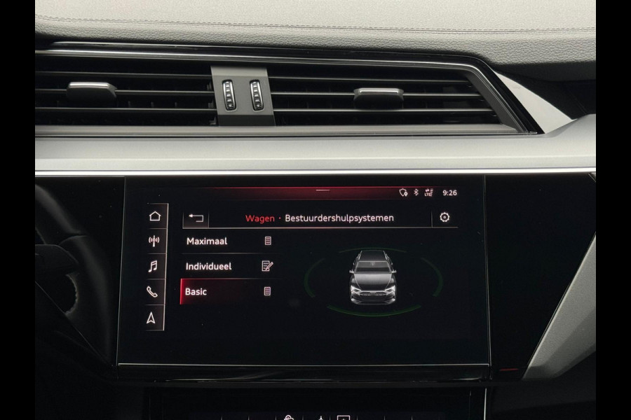 Audi e-tron E-tron 55 quattro 408 pk advanced Pro S Line Plus 95 kWh, SOH 94,6 %, camera , trekhaak,lederen sportinterieur