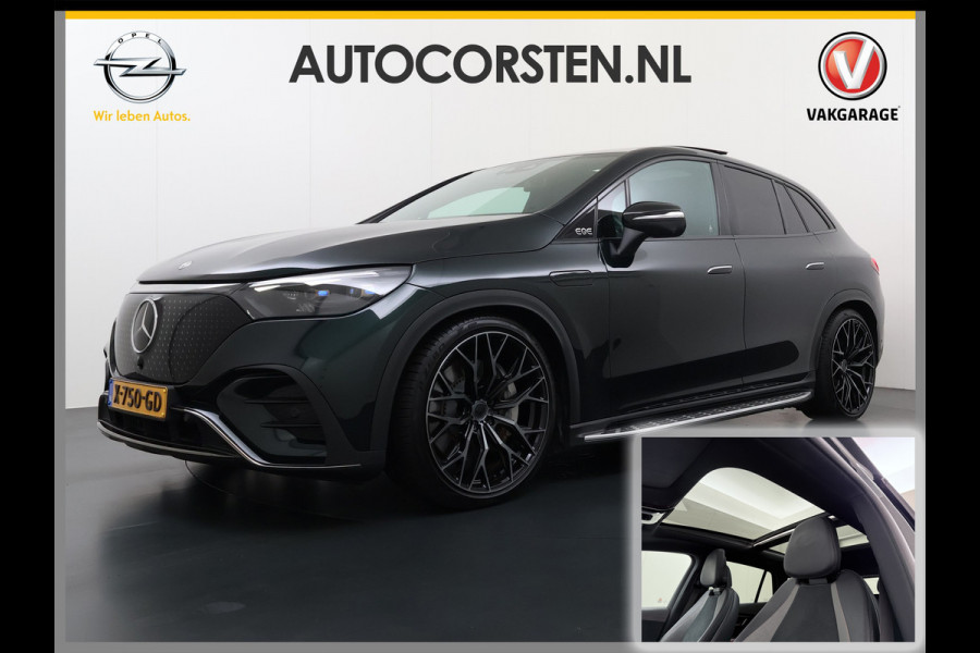 Mercedes-Benz EQE SUV 350+ AMG Line Night+Premium Pack 96kWh Trekhaak 22" Concave Velgen Burmester®Surround Airmatic Distronic plus Adap.Cruise 360°Ca Apple Carplay Android Auto Memory Stoelen+Verwarmd Stuurverwarming Sidesteps Keyless High-Definition LED 1e Eigenaar Origineel Nederlandse Auto Batterijgarantie 10jr./250.000km vanaf nieuw