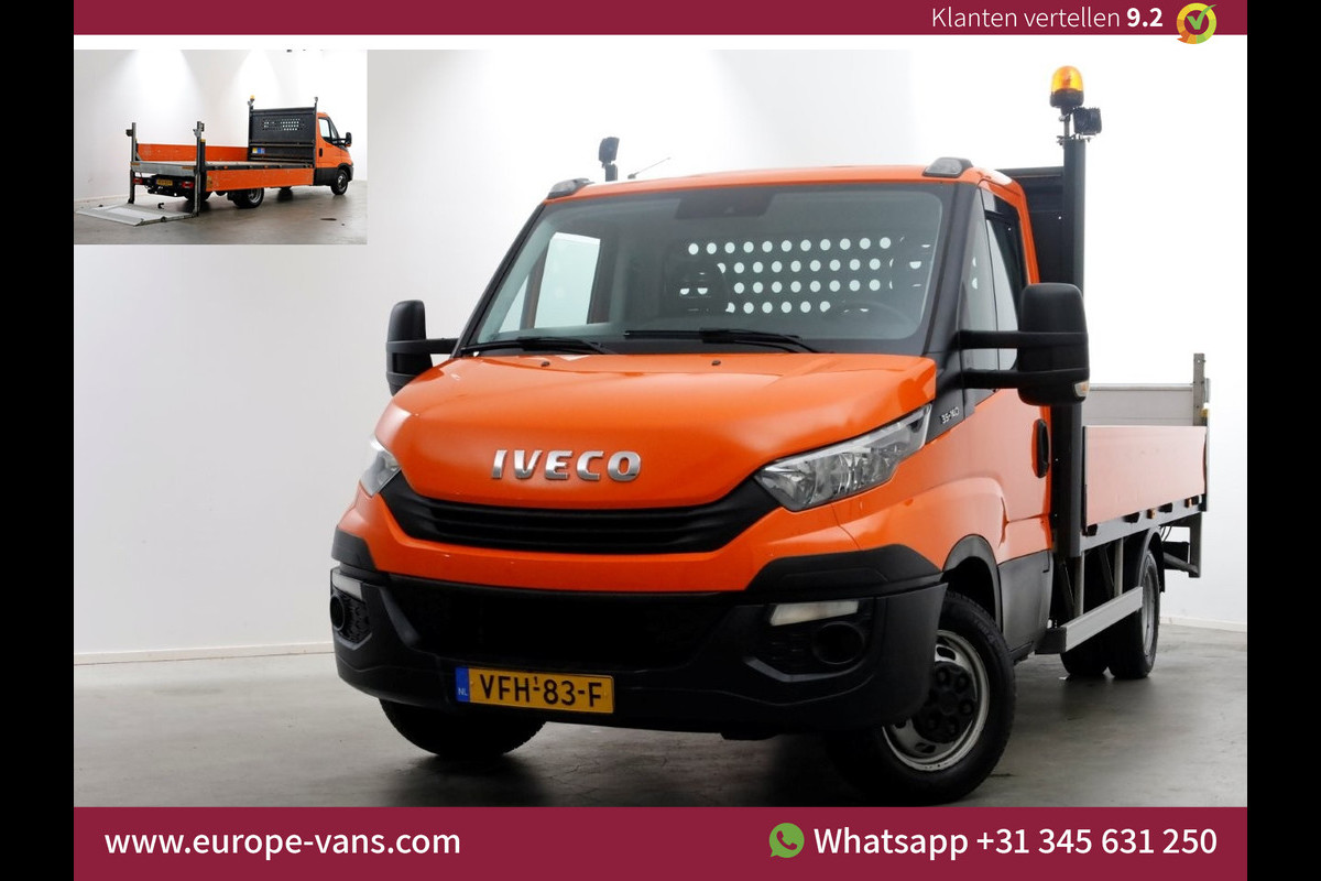 Iveco Daily 35C14 136pk Open Laadbak met laadklep en trekhaak 3500kg 02-2020 Iveco Daily 35C14 136pk Open Laadbak met laadklep en trekhaak 3500kg 02-2020