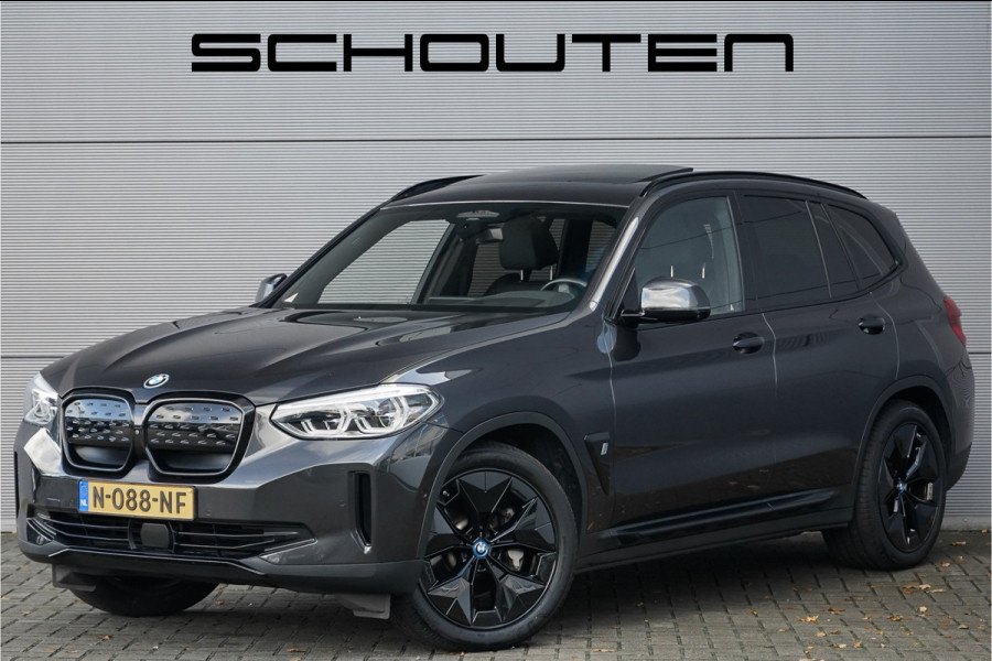 BMW iX3 High Executive 80 kWh Pano ACC HUD H&K Elek Trekhaak 1e Eig