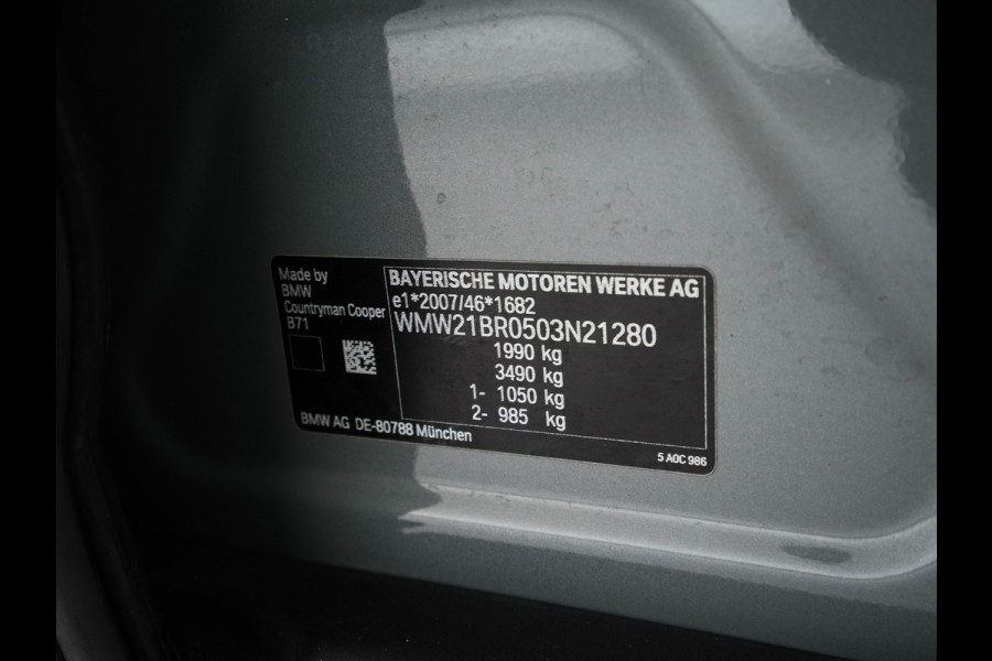 MINI Countryman 1.5 Cooper Boardwalk Edition (INCL-BTW) Aut. *PANO | HEAD-UP | ADAPTIVE-CRUISE | LUXURY-LEATHER | FULL-LED | HARMAN/KARDON | CAMERA | KEYLESS | HEATED-SPORTSEATS | AMBIENT-LIGHT | DAB+ | NAVI-FULLMAP | ECC | PDC | DIGI-C