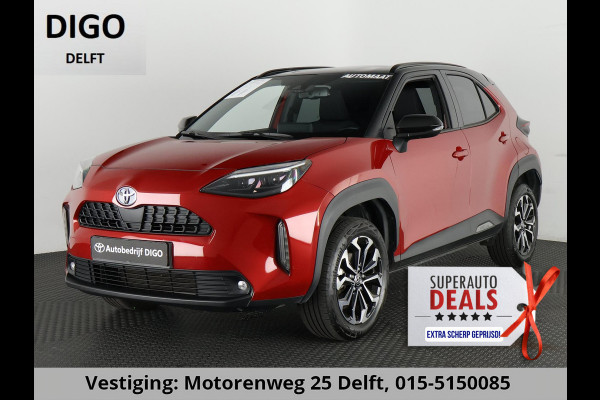 Toyota Yaris Cross 1.5 HYBRID DYNAMIC BI-TONE AUTOMAAT CARPLAY NAVIGATIE. CAMERA .COMPLEET. GARANTIE TOT 5- 2033!