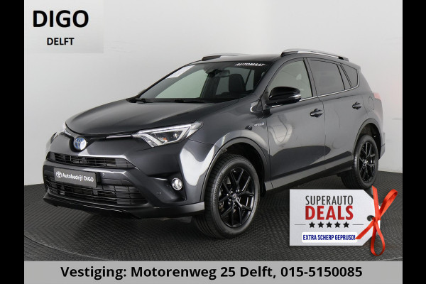 Toyota RAV4 2.5 HYBRID BLACK EDITION AUTOMAAT GARANTIE 6-2028 NAVI.PDC.CAMERA.18 INCH. SLECHTS 99.000 KM.