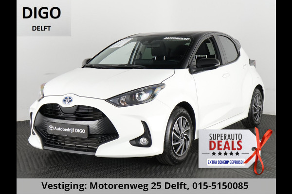 Toyota Yaris 1.5 HYBRIDE BLACK & WHITE GARANTIE 3-2034 AUTOMAAT. CLOUD NAVI. SLECHTS 17.000 KM.