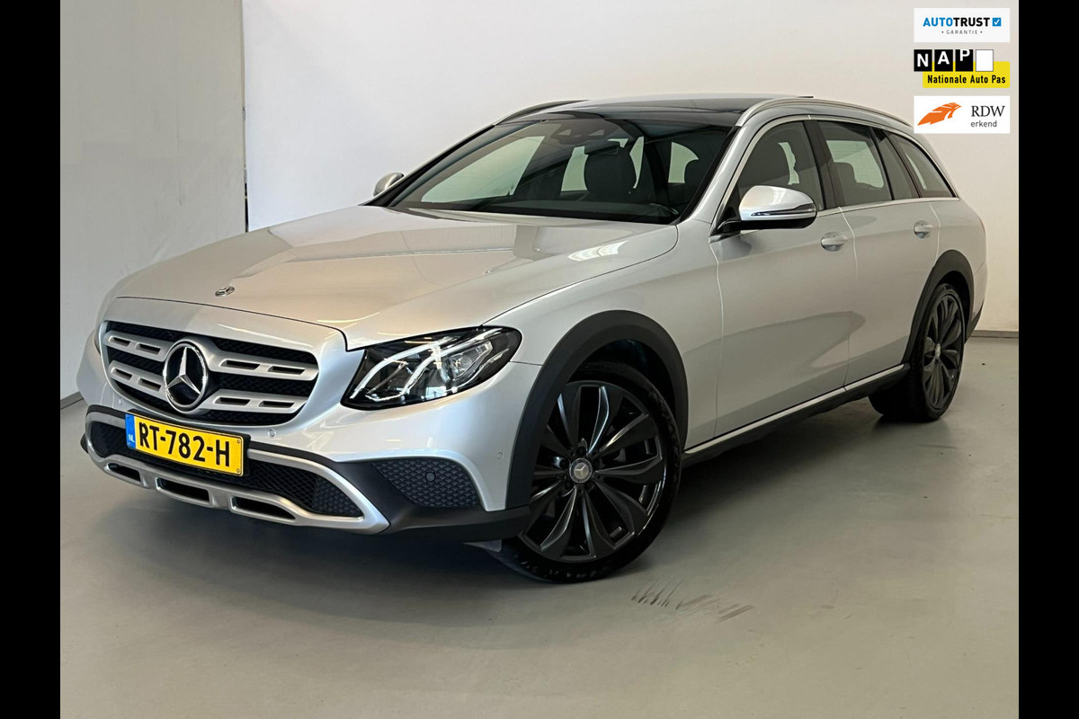 Mercedes-Benz E-Klasse All-Terrain 220d 4Matic / 1e eig / Pano / Headup / Trekhaak Mercedes-Benz E-Klasse All-Terrain 220d 4Matic / 1e eig / Pano / Headup / Trekhaak