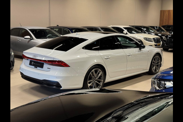 Audi A7 Sportback 50 TFSI e 299PK Quattro 3X S-Line, Virtual Cockpit, Pano, Black Optik, ACC, Hud, 360 Cam, B&O, Leder, Onderhoud Audi A7 Sportback 50 TFSI e 299PK Quattro 3X S-Line, Virtual Cockpit, Pano, Black Optik, ACC, Hud, 360 Cam, B&O, Leder, Onderhoud