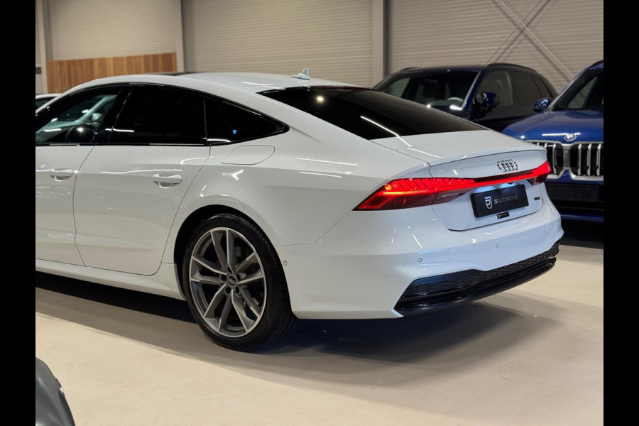 Audi A7 Sportback 50 TFSI e 299PK Quattro 3X S-Line, Virtual Cockpit, Pano, Black Optik, ACC, Hud, 360 Cam, B&O, Leder, Onderhoud Audi A7 Sportback 50 TFSI e 299PK Quattro 3X S-Line, Virtual Cockpit, Pano, Black Optik, ACC, Hud, 360 Cam, B&O, Leder, Onderhoud