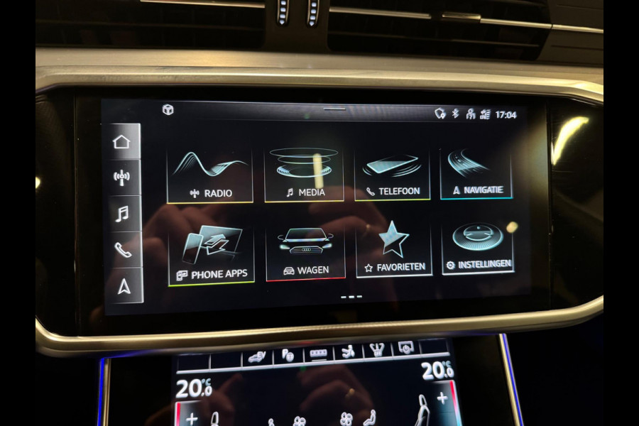 Audi A7 Sportback 50 TFSI e 299PK Quattro 3X S-Line, Virtual Cockpit, Pano, Black Optik, ACC, Hud, 360 Cam, B&O, Leder, Onderhoud Audi A7 Sportback 50 TFSI e 299PK Quattro 3X S-Line, Virtual Cockpit, Pano, Black Optik, ACC, Hud, 360 Cam, B&O, Leder, Onderhoud