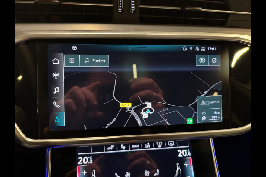 Audi A7 Sportback 50 TFSI e 299PK Quattro 3X S-Line, Virtual Cockpit, Pano, Black Optik, ACC, Hud, 360 Cam, B&O, Leder, Onderhoud Audi A7 Sportback 50 TFSI e 299PK Quattro 3X S-Line, Virtual Cockpit, Pano, Black Optik, ACC, Hud, 360 Cam, B&O, Leder, Onderhoud