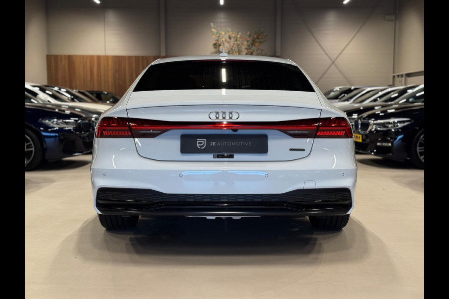 Audi A7 Sportback 50 TFSI e 299PK Quattro 3X S-Line, Virtual Cockpit, Pano, Black Optik, ACC, Hud, 360 Cam, B&O, Leder, Onderhoud Audi A7 Sportback 50 TFSI e 299PK Quattro 3X S-Line, Virtual Cockpit, Pano, Black Optik, ACC, Hud, 360 Cam, B&O, Leder, Onderhoud