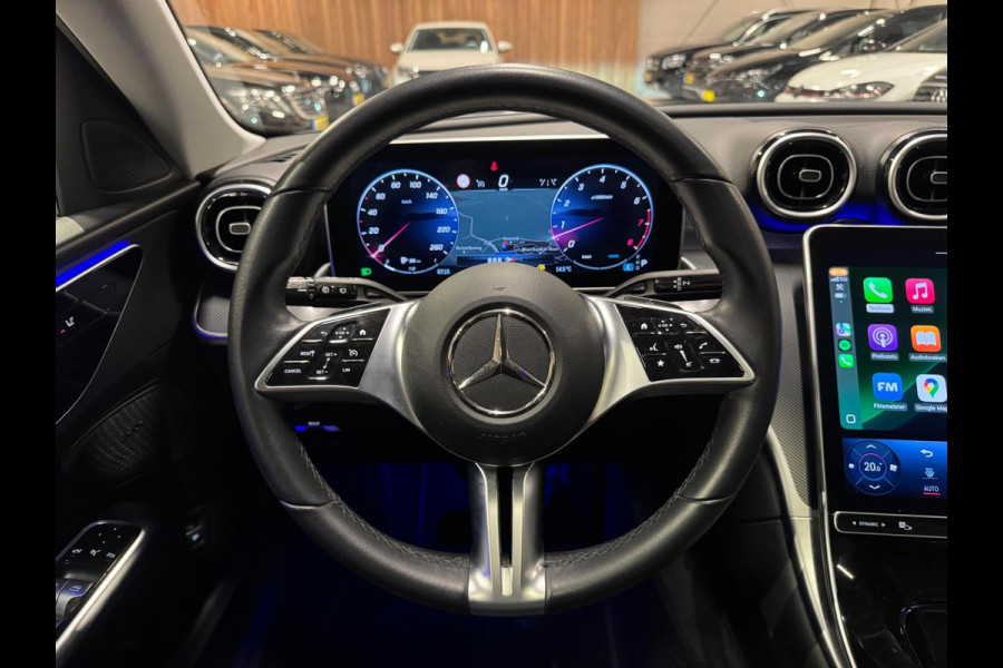 Mercedes-Benz C-Klasse Estate 180 Business Line, Pano, Apple Carplay, Ambiënte Light, Private Glas, Cam, PDC, 18"Velg, Onderhoud