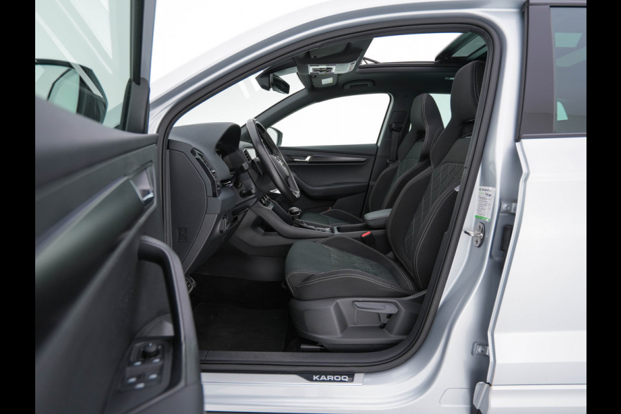 Škoda Karoq 1.5 TSI ACT Sportline (INCL-BTW) Aut. *PANO | DIGI-COCKPIT | ADAPTIVE-CRUISE | FULL-LED | BLIND-SPOT | HEATED-SPORTSEATS | CAMERA | AMBIENT-LIGHT | NAVI-FULLMAP | KEYLESS | DAB+ | SHIFT-PADDLES | PRIVACY-GLASS | .