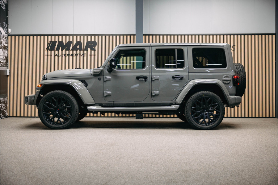Jeep Wrangler Unlimited 4xe 380 Sahara | Corse Edition Custom made | Unieke kleur | Hybride | Jeep Wrangler Unlimited 4xe 380 Sahara | Corse Edition Custom made | Unieke kleur | Hybride |