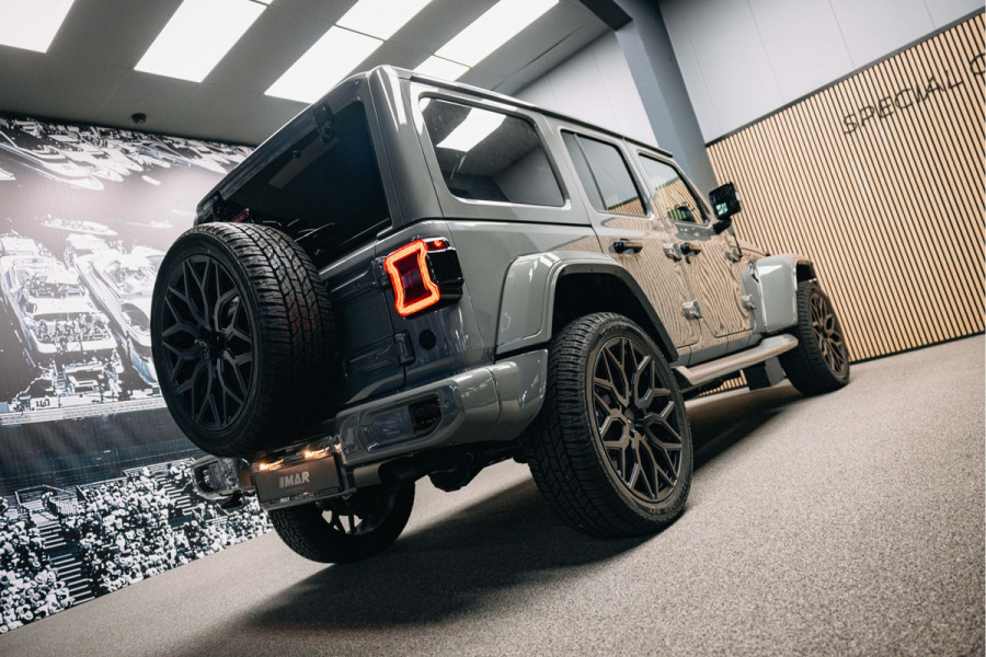 Jeep Wrangler Unlimited 4xe 380 Sahara | Corse Edition Custom made | Unieke kleur | Hybride | Jeep Wrangler Unlimited 4xe 380 Sahara | Corse Edition Custom made | Unieke kleur | Hybride |